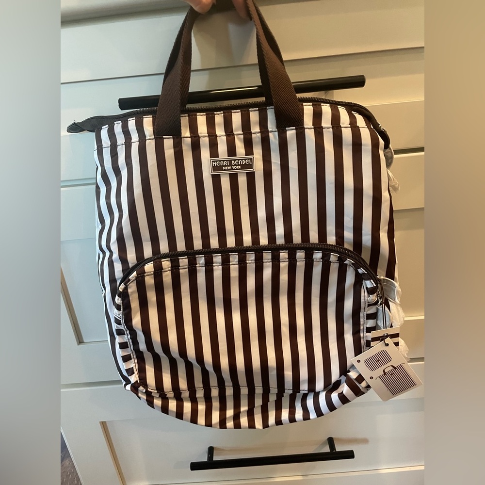 Henri Bendel New York Zip around packable backpack
